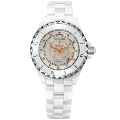 时尚陶瓷女表玫瑰系列  8400-3